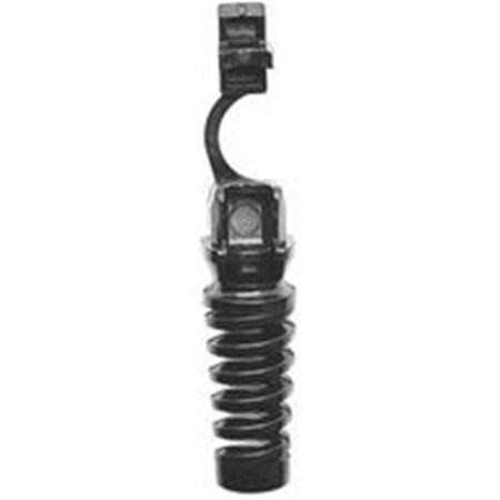 Jandorf Cable Protector, 2.11 in L, Nylon, Black 3394756